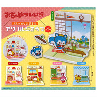 Ochame Friends Ochame na Room Acrylic Diorama [All 5 type set(Full Complete)]