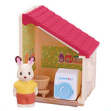 Sylvanian Families Nice room in the forest Part.4 [2.Laundry Room and chocolate rabbit Father (Frasier)]