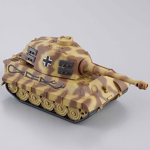 Capsule Q Museum World Tank Museum [Deformation] Part.10 "Deutsches Panzerdivision" Vol.3 [1.Tiger II (two-color camouflage brown)]