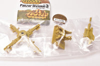 Capsule Q Museum World Tank Museum [Deformation] Part.10 "Deutsches Panzerdivision" Vol.3 [5.88mm Flak 36 (dark yellow)]