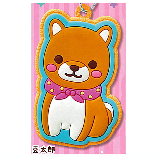 Mameshiba Three Brothers Icing Cookie key holder [1.Mametaro]