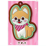 Mameshiba Three Brothers Icing Cookie key holder [2.Sasuke]