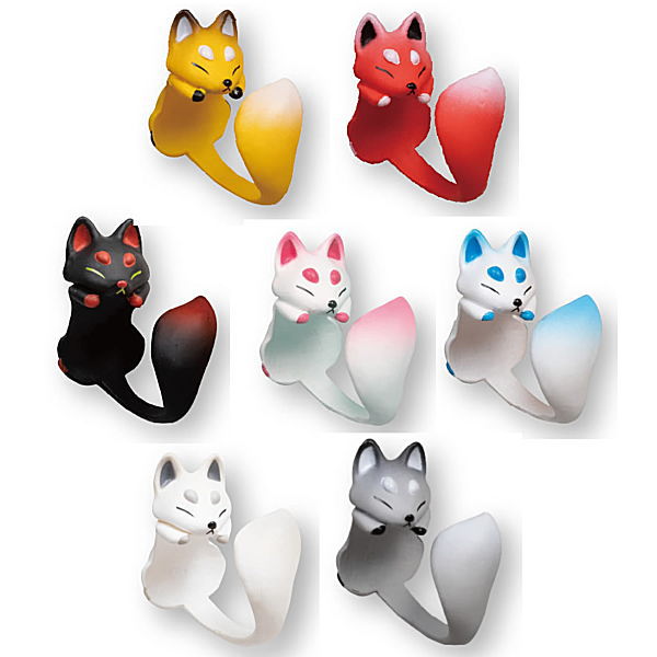 Makitsuki fox ring [Normal 7 type set(Secret are NOT including)]