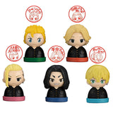 Tokyo Revengers Revengers Stamp with figure [All 5 type set(Full Complete)]