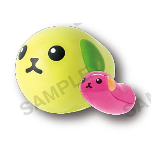 Capsule Mameshiba [1.Green Mameshiba / Jelly Bean Shiba (Strawberry)]