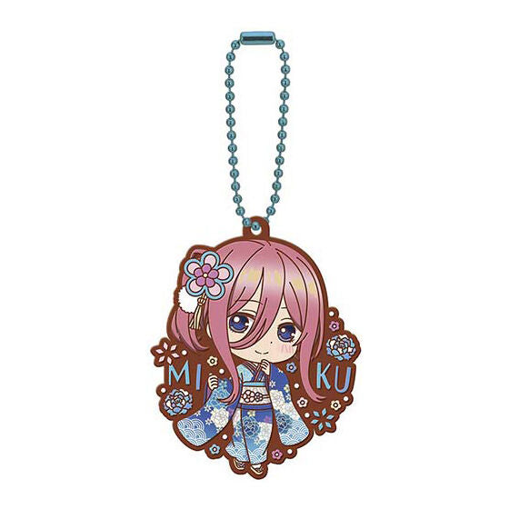 The Quintessential Quintuplets Season 2 Capsule Rubber Mascot Gojasu! [3.Miku Nakano]