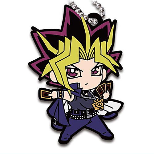 Deformed Rubber Yu-Gi-Oh! Series Successive hero key holder [1.Yami Yugi]