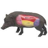 Children's Dictionary Encyclopedia Nakamimarumie figure Gibier hen [2.Boar]