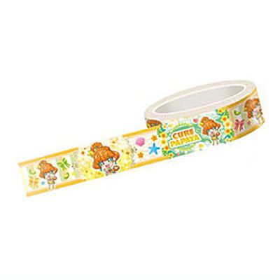 Gashapon kuji Precure All Stars Precure Assort  [11.C award: Masking tape Cure Papaya]