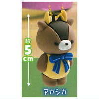 Kimagurena morino zakkayasan Rubber Figure [1.Red deer]