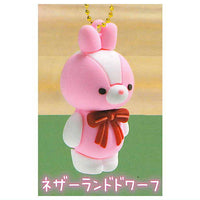 Kimagurena morino zakkayasan Rubber Figure [2.Netherland dwarf]