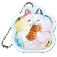 TAMA-KYU soap bubble hamster acrylic key chain [1.Peanuts]