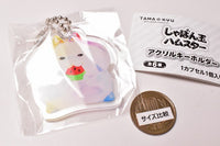 TAMA-KYU soap bubble hamster acrylic key chain [4.Watermelon]