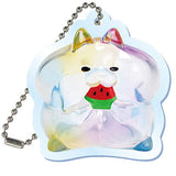 TAMA-KYU soap bubble hamster acrylic key chain [4.Watermelon]