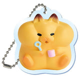 TAMA-KYU soap bubble hamster acrylic key chain [6.Brown ham]