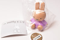 Miffy Anywhere Pettan Stand Mascot [4.Melanie (purple)]