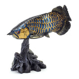 Ikimono Encyclopedia Mini Collection Ancient Fish [5.Rare: Asian Arowana (Indigo Bottom Overback Golden Dragon)]