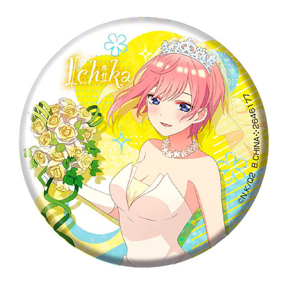 The Quintessential Quintuplets season 2 Assort collection [6.Hologram can badge Ichika Nakano]