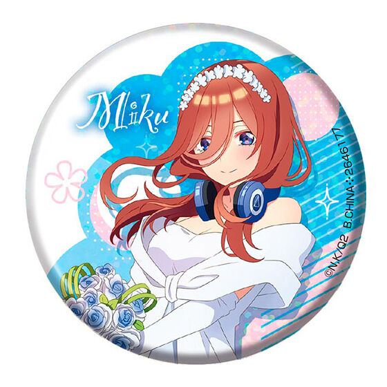 The Quintessential Quintuplets season 2 Assort collection [8.Hologram can badge Miku Nakano]