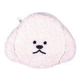 Mokomoko Toy Poodle Plush Pouch [2.Mokokao Pouch (Cream)]