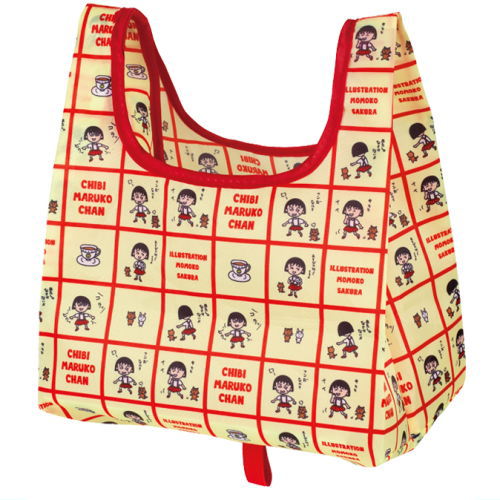 Chibi Maruko-chan lunch bag [3.Maruko and cup]
