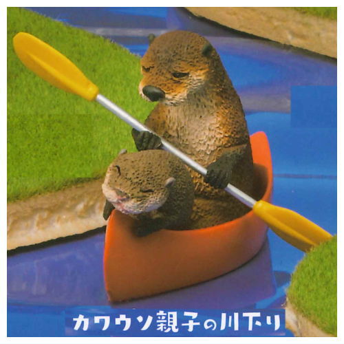 Asakuma Toshio Animal Camp [Ani Can] part.4 [3.Otter parent and child river rafting]