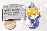 Deformed Rubber! Bluelock Keychain [3.Rensuke Kunigami]