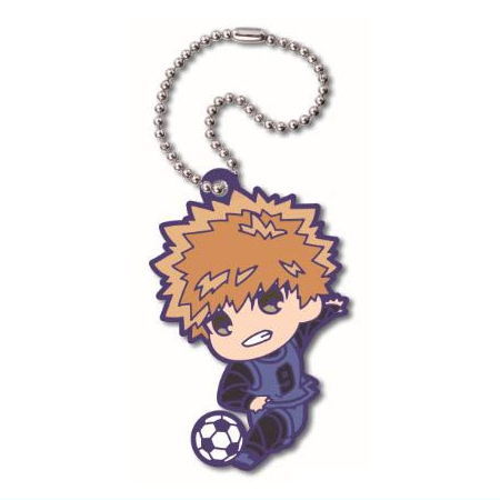 Deformed Rubber! Bluelock Keychain [3.Rensuke Kunigami]
