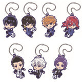 Deformed Rubber! Bluelock Keychain [All 7 type set(Full Complete)]