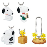 PEANUTS coffee stand style figure mascot [All 5 type set (Full Complete)]