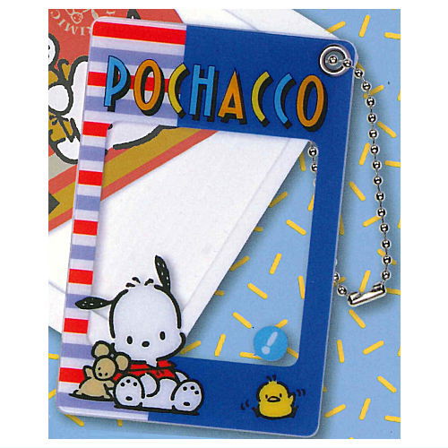 Sanrio Characters Retro Frame Keychain [1.Pochacco]