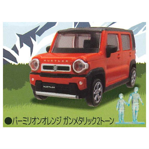 1/64 PLUS SUZUKI HUSTLER [1.Vermilion Orange Gunmetallic 2 Tones]