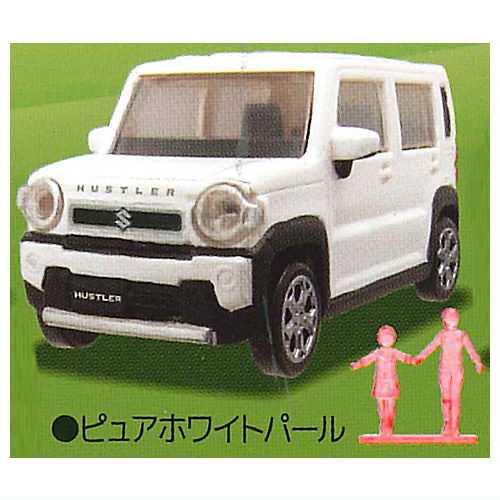 1/64 PLUS SUZUKI HUSTLER [5.Pure white pearl]