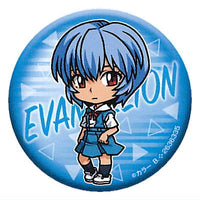 Gashapon kuji Evangelion Assort 05 [8.C award: Can Badge Rei Ayanami A]
