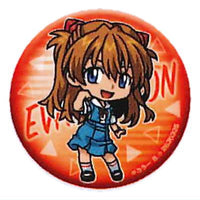 Gashapon kuji Evangelion Assort 05 [9.C award: Can Badge Asuka Shikinami Langley A]
