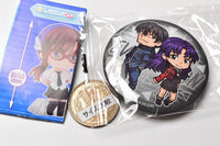 Gashapon kuji Evangelion Assort 05 [16.C award: Can Badge Misato Katsuragi & Ryoji Kaji]