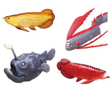 World Fishing War Monster Fish Different colors [All 4 type set(Full Complete)]