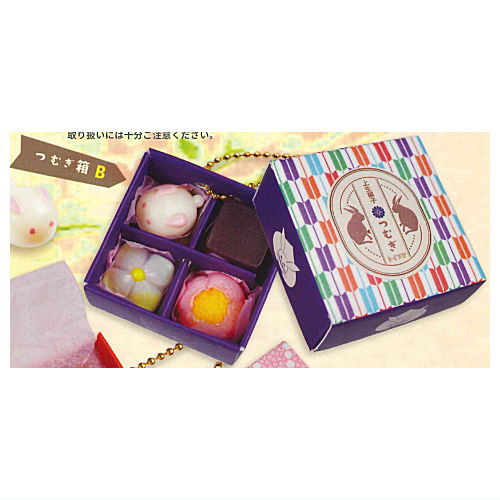 Super real! Boxed Wagashi mascot [2.Tsumugi box] toysantajp