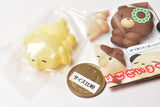 Art Univ. Techni Colour mocha mocha animal cookie figure magnet [5.Shiroiinu (utsubuse)]