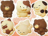 Art Univ. Techni Colour mocha mocha animal cookie figure magnet [All 6 type set(Full Complete)]