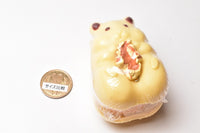 TAMA-KYU Hamster monaka with nut brooch [1.Walnut (chocolate pen deco ver.)]