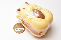 TAMA-KYU Hamster monaka with nut brooch [3.Almond (chocolate pen deco ver.)]