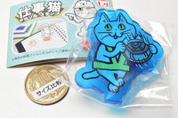 Shigotoneko acrylic stamp [4.Gokyoryoku onegaishimasu]