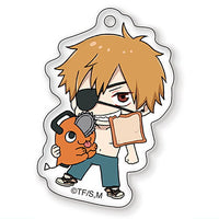 Itadakimasu Chainsaw Man acrylic key chain [2.Denji & Pochita]