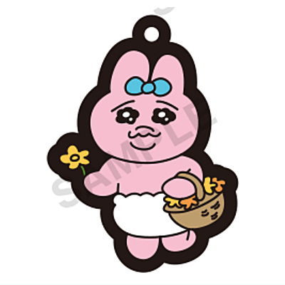 Oh, poor you! Panty Rabbit Capsule Rubber Strap vol.1 [3.Flower]