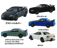 1/64 scale minicar MONO COLLECTION NISSAN SKYLINE GT-RV spec II R34 [All 5 type set (Full Complete)]