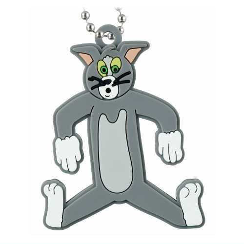 Tom and Jerry 3D Rubber Mascot [2.Perapera ninatta Tom]