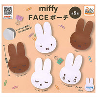 Miffy FACE Pouch [All 5 type set (Full Complete)]