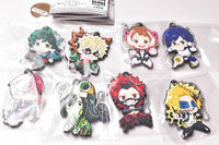 Deformed Rubber! My Hero Academia Keychain [All 8 type set(Full Complete)]