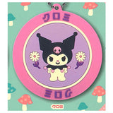 Sanrio Characters Retro Rubber Keychain [2.Kuromi]